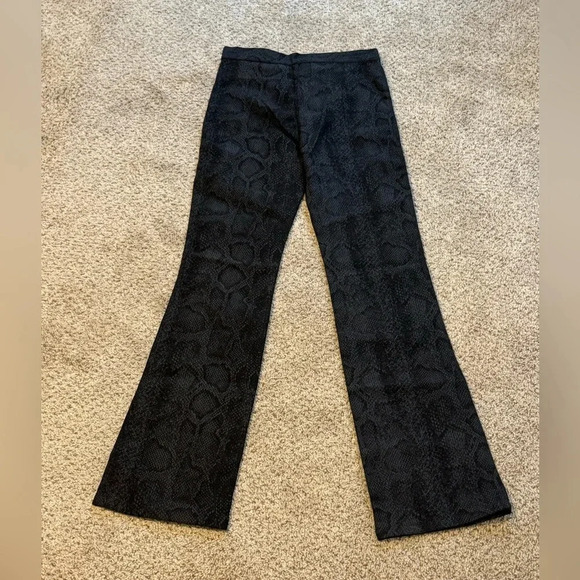 Just Cavalli Black Snake Print Straight Leg Pants - Picture 2 of 7